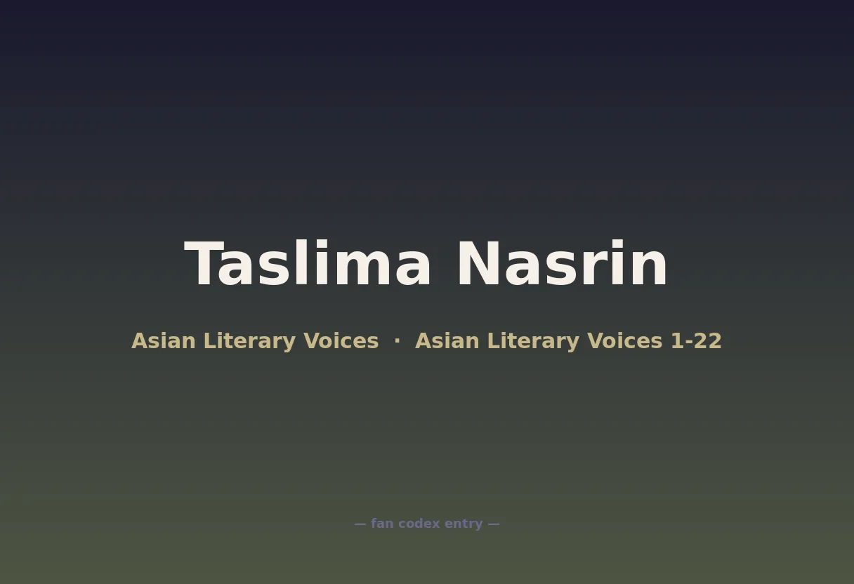 Taslima Nasrin