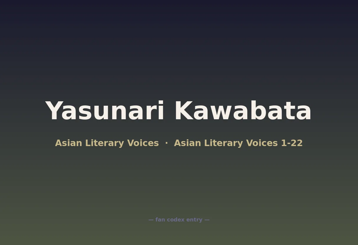Yasunari Kawabata